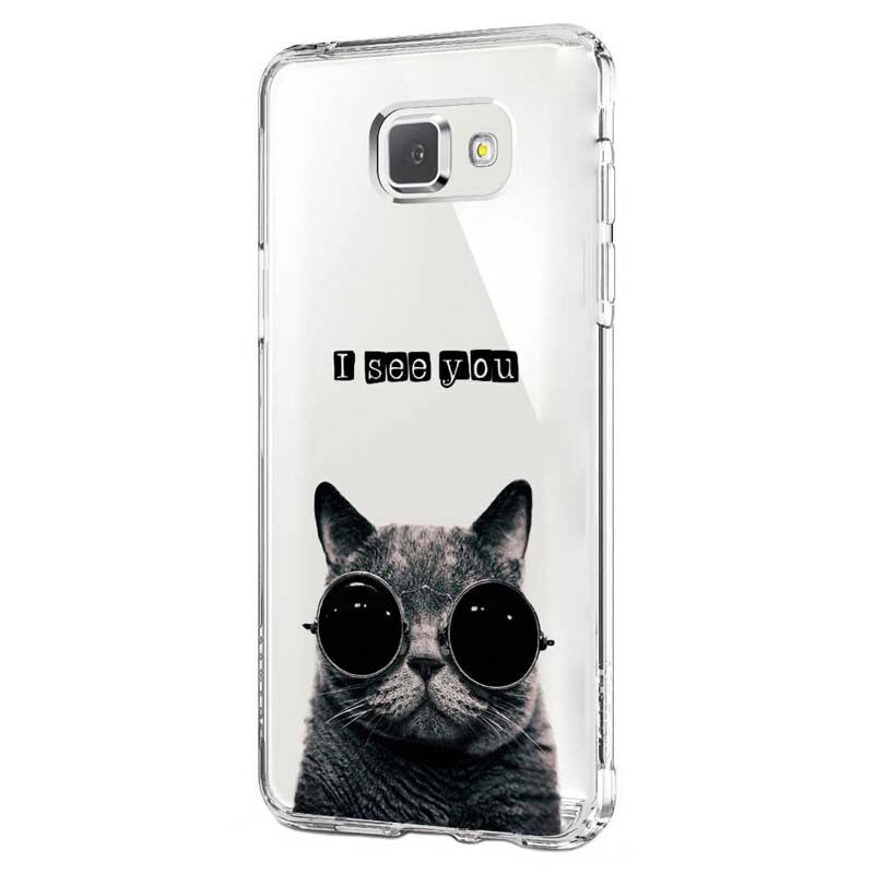 Husa Silicon, Ultra Slim 0.3MM, I See You, Samsung Galaxy A5 2016