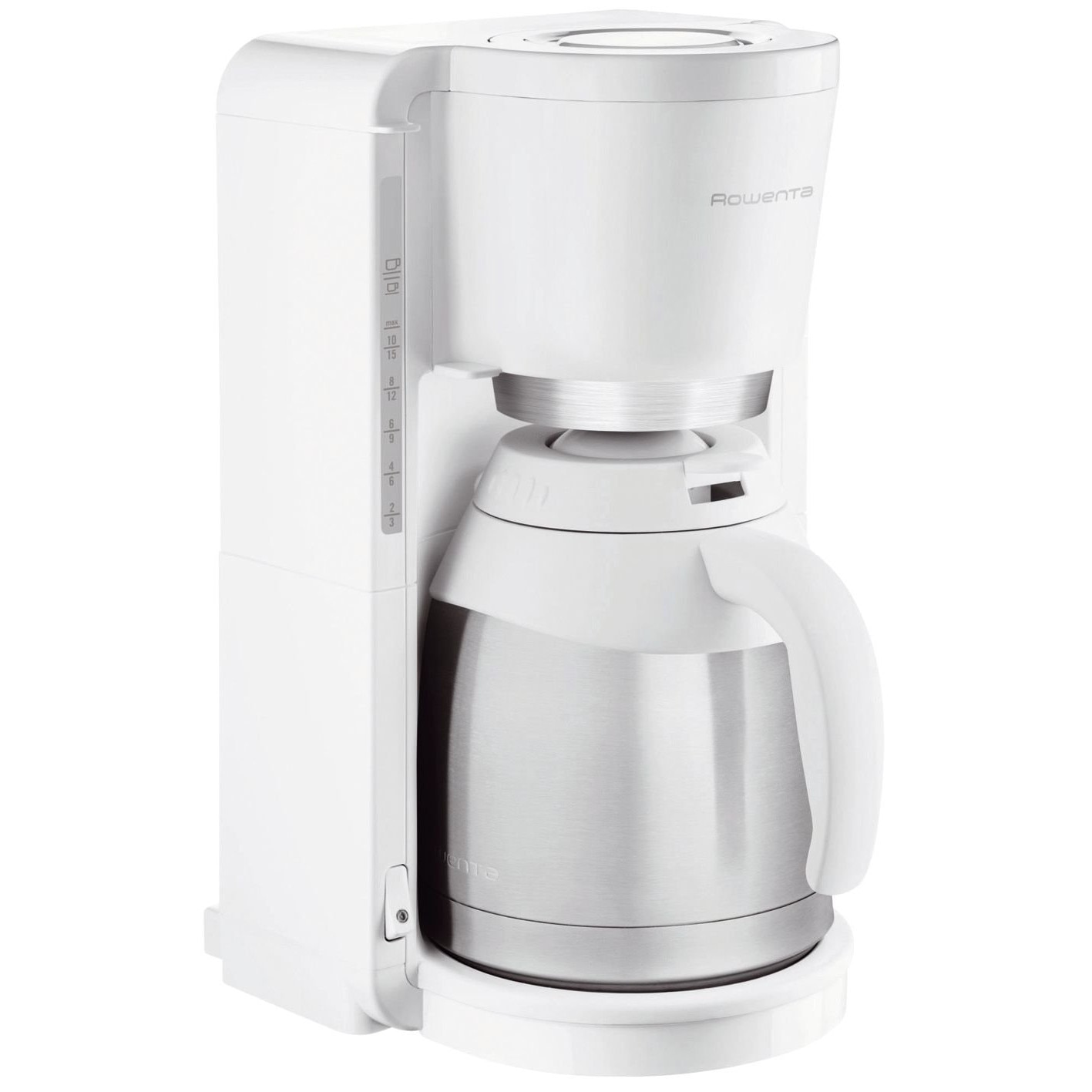 Cafetiera Rowenta CT3811, 1.25L, inox, alb