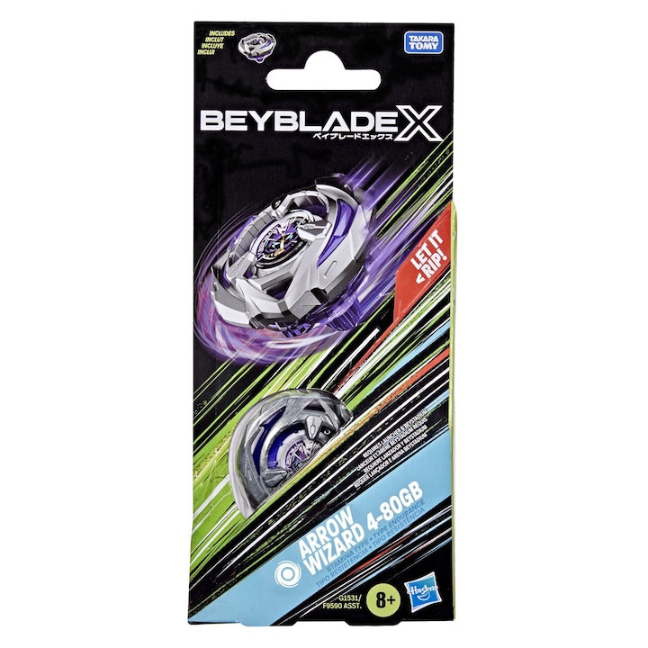 Играчка Beyblade X - Let It Rip Arrow Wizard 4-80GB