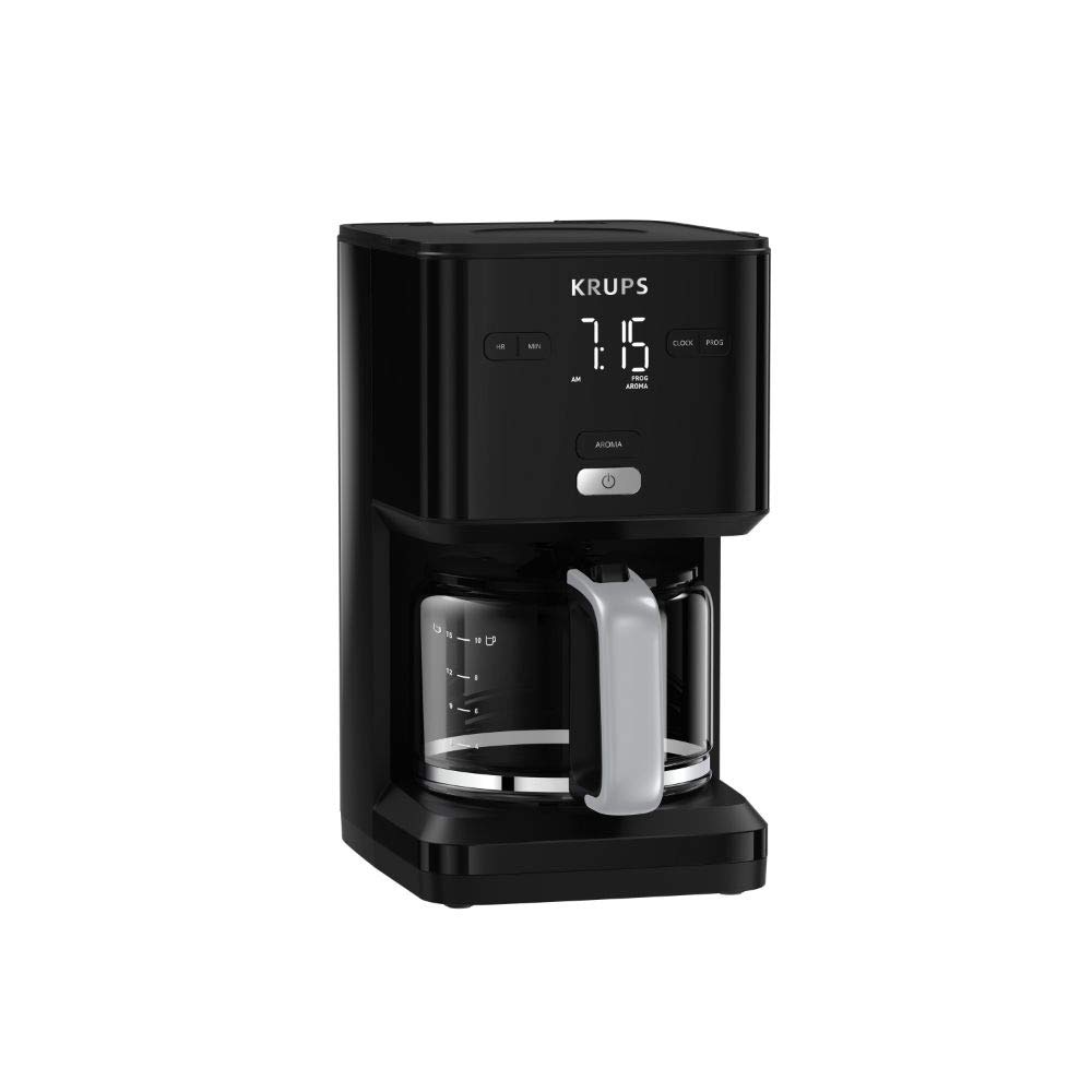 Cafetiera cu filtru Krups Smart'n Light, 1000 W, 1.25 l, Negru