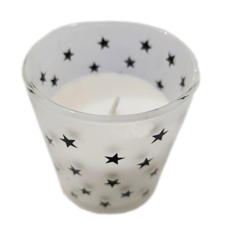 LUMANARE PAHAR GALAXY ALB 80/70mm