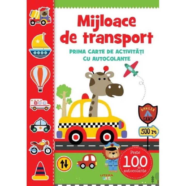 Mijloace De Transport. Prima Carte De Activitati Cu Autocolante