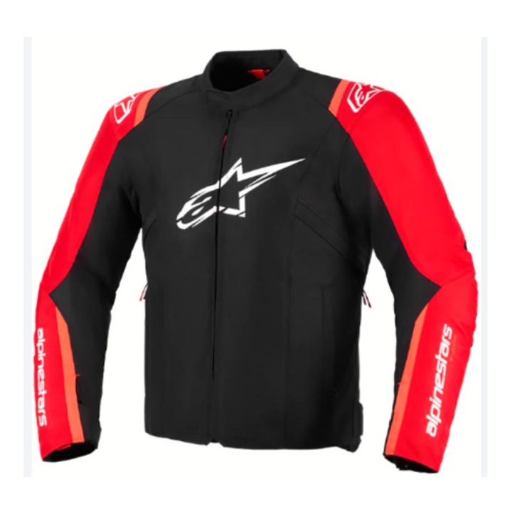 Geaca din material textil ALPINESTARS T-SPS V2 WP BLACK/RED/FLUO, 62/5XL