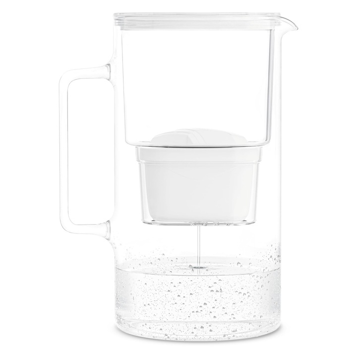 Wessper Филтърна касета за вода, стъкло, 3л, бяла, комплект 1 бр