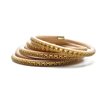 Bratara spiralata Luxor Gioielli din silicon si strasuri 32P1A2-CS Bratara spiralata Luxor Gioielli din silicon si strasuri 32P1A2-CS