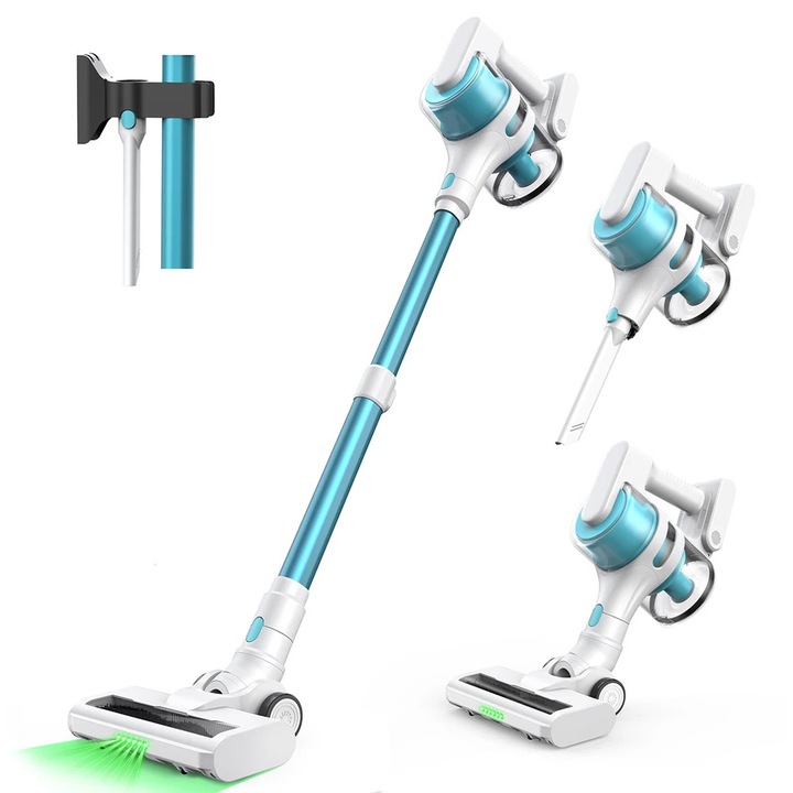 Aspirator vertical, Midea, 0.45l, Autonomie 45 min, 150W, Alb