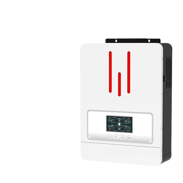 Invertor solar 3000W-BMS, iesire sinusoidala pura, controler de incarcare MPPT max 80A, 220-240V, 24V BAT