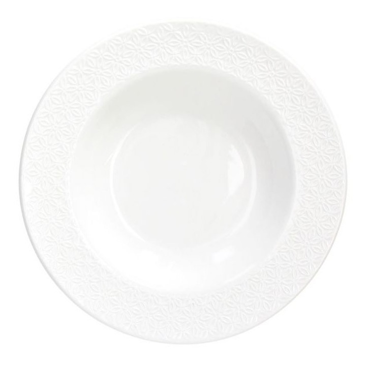 Farfurie supa 22cm Alb Olimpia Margaret