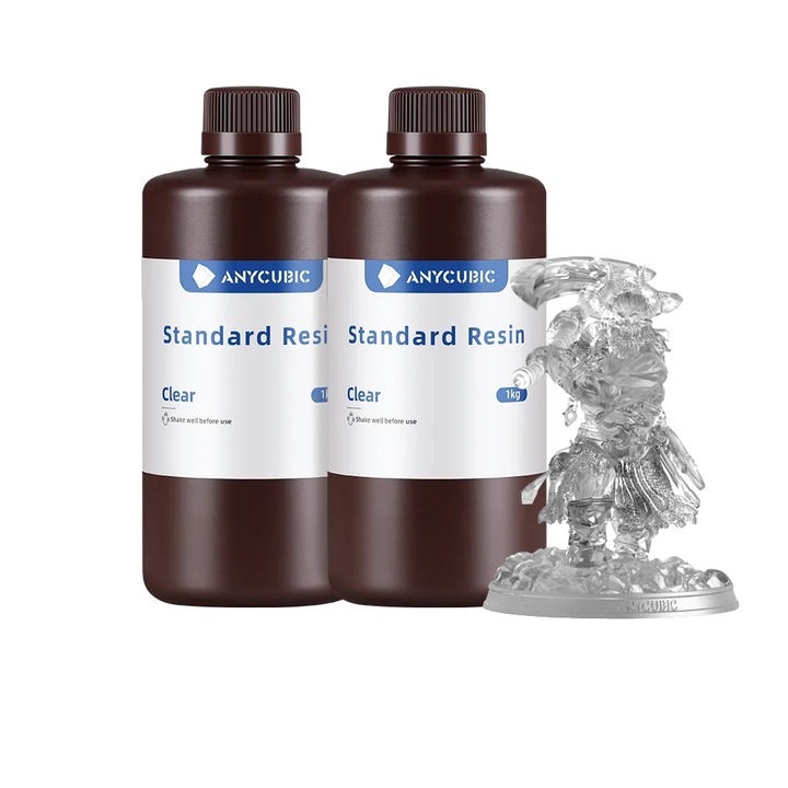 Rasina 3D, 2KG, átlátszó, kompatibilis LCD nyomtatókkal