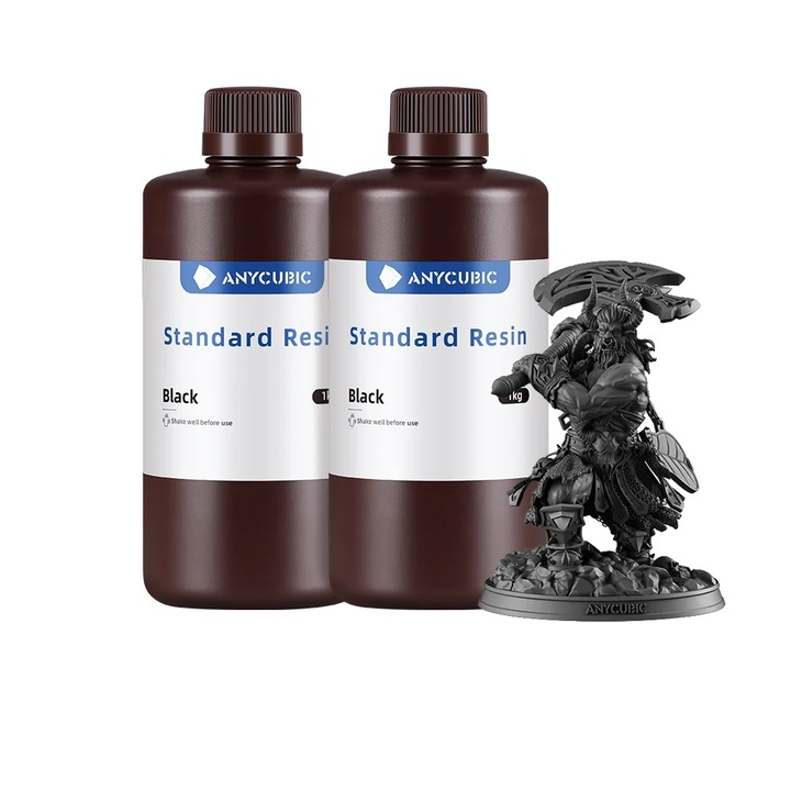 Rasina 3D, 2KG, fekete, kompatibilis LCD nyomtatókkal