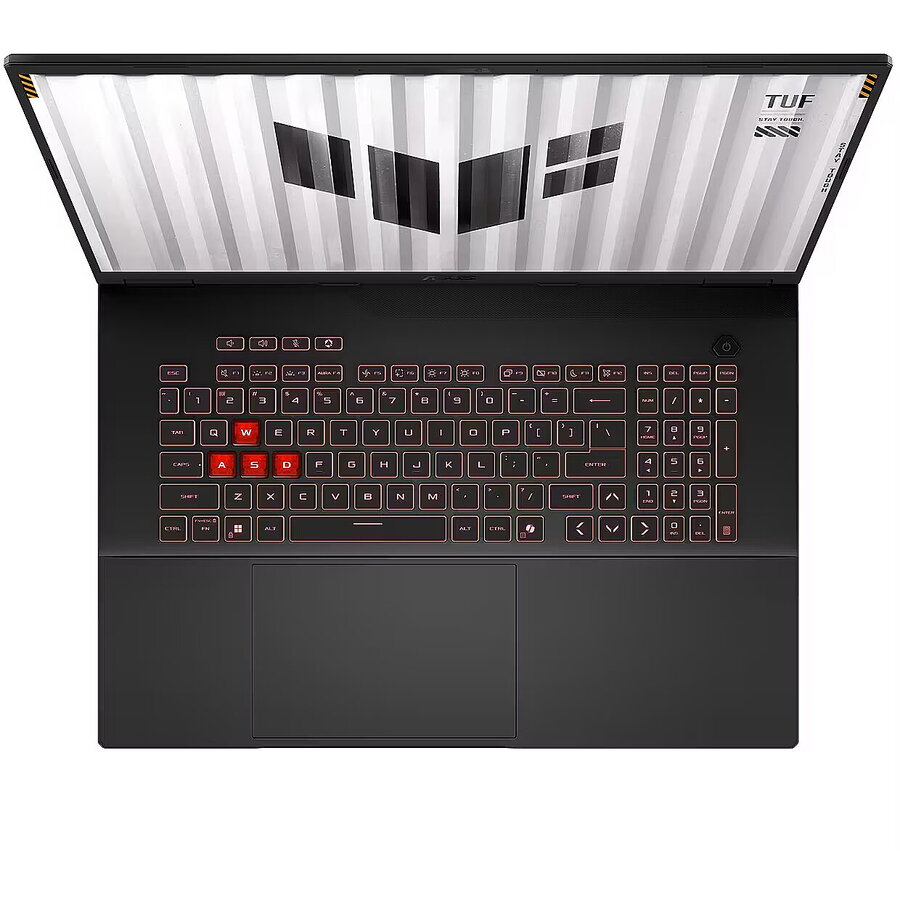 Laptop ASUS TUF Gaming A18 FA808UH-S8021 AMD Ryzen™ 7 260 Laptop 45.7 cm (18") WUXGA 16 GB DDR5-SDRAM 512 GB SSD NVIDIA GeForce RTX 5050 Wi-Fi 6E (802.11ax) Negru, Gri