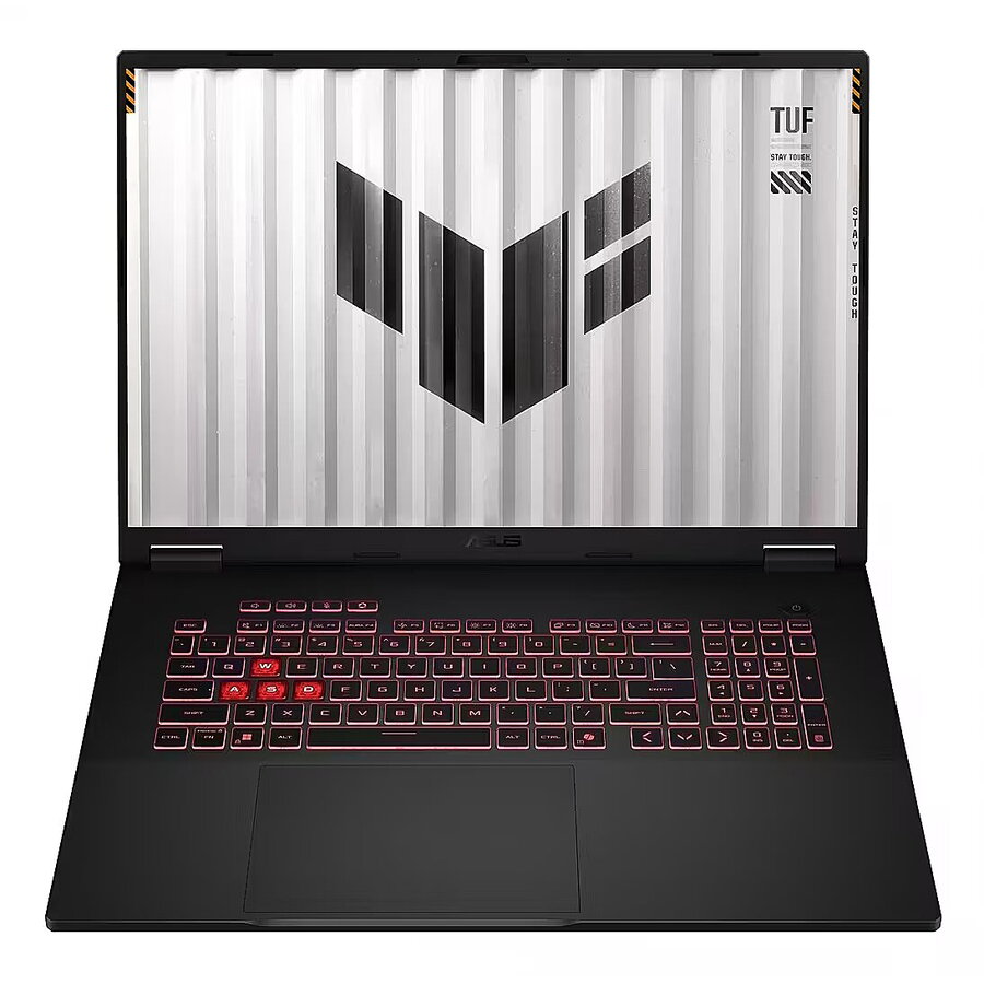 Laptop ASUS TUF Gaming A18 FA808UH-S8021 AMD Ryzen™ 7 260 Laptop 45.7 cm (18") WUXGA 16 GB DDR5-SDRAM 512 GB SSD NVIDIA GeForce RTX 5050 Wi-Fi 6E (802.11ax) Negru, Gri