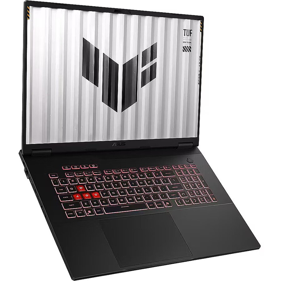 Laptop ASUS TUF Gaming A18 FA808UH-S8021 AMD Ryzen™ 7 260 Laptop 45.7 cm (18") WUXGA 16 GB DDR5-SDRAM 512 GB SSD NVIDIA GeForce RTX 5050 Wi-Fi 6E (802.11ax) Negru, Gri