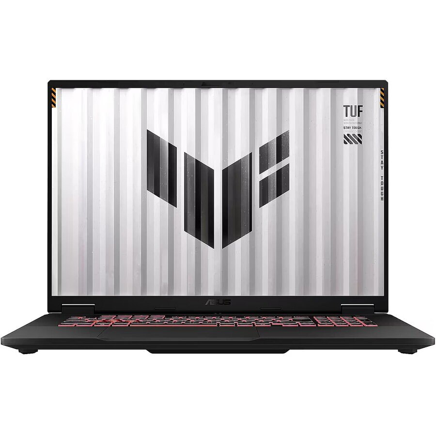 Laptop ASUS TUF Gaming A18 FA808UH-S8021 AMD Ryzen™ 7 260 Laptop 45.7 cm (18") WUXGA 16 GB DDR5-SDRAM 512 GB SSD NVIDIA GeForce RTX 5050 Wi-Fi 6E (802.11ax) Negru, Gri