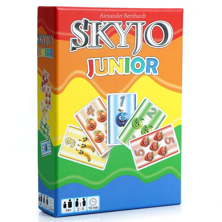 Joc de societate, Skyjo Junior, editia pentru copii, set de carti