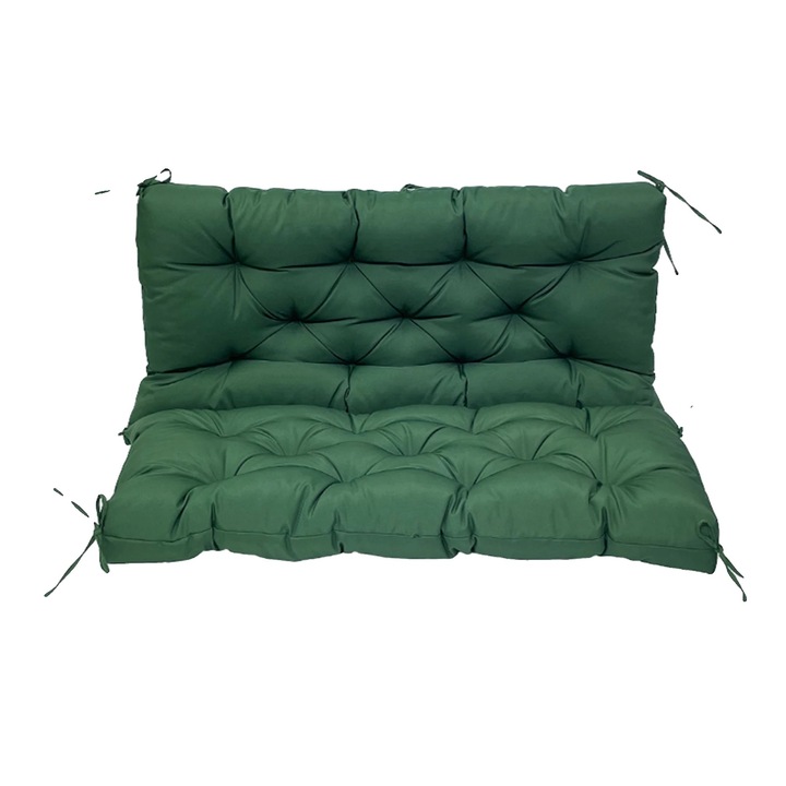 Perne decorative, impermeabila, verde inchis, 150x100cm, set