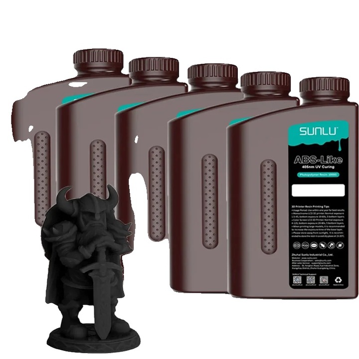 Rasina 3D, ABS-LIKE, fekete, ellenálló, vízzel mosható, 395x405nm