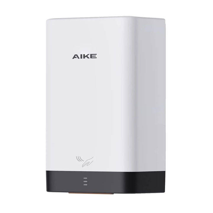 Uscator de maini, alb, Aike, 900W, 10-15 secunde uscare rapida, dimensiuni 15x10x25,5cm
