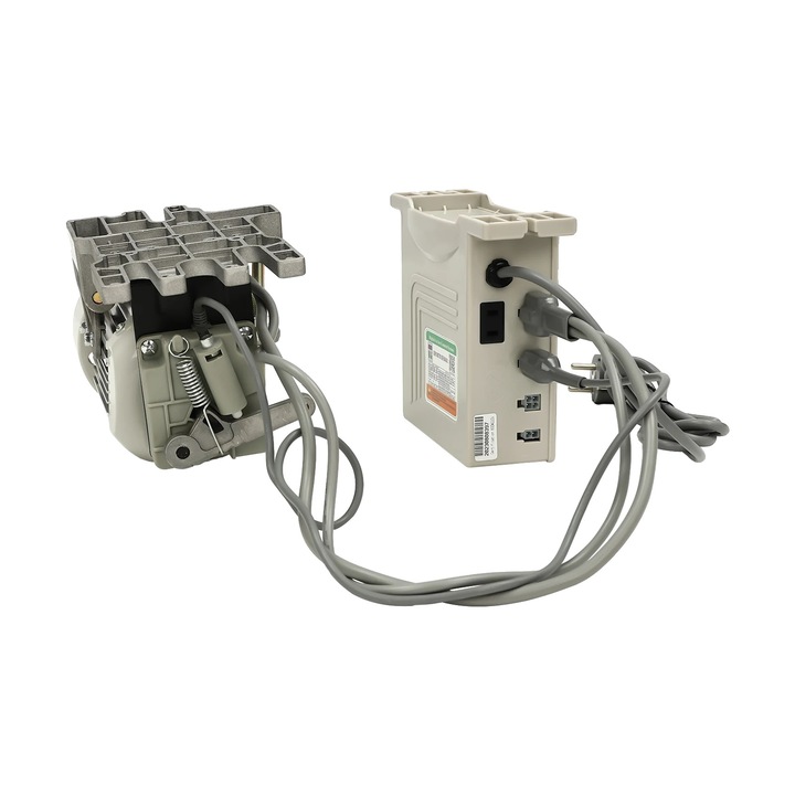 Masina de cusut, motor servo fara perii, compatibilitate industriala, galben deschis