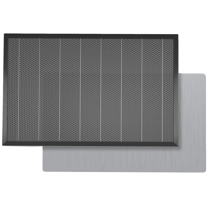 Panou de taiere laser, 530x850mm, fier galvanizat, cadru din aluminiu, certificat CE