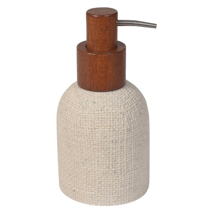 Dispenser de sapun Sapho, bej/maro