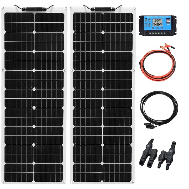 Panou solar portabil, 24V, 100W, eficienta ridicata, 820x370x3mm, 1 modul