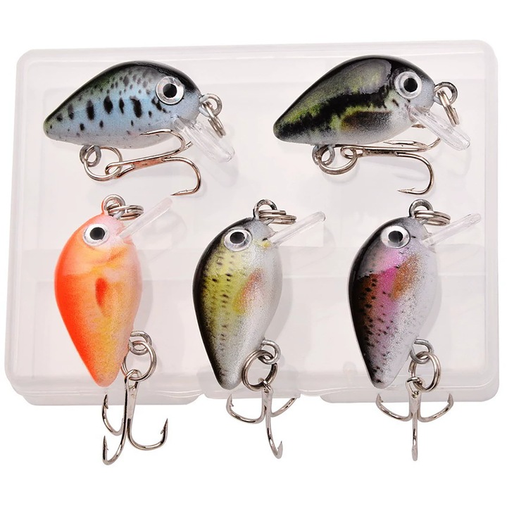 5 db-os csalikészlet, többszínű 2.8x0.4cm 1.5g