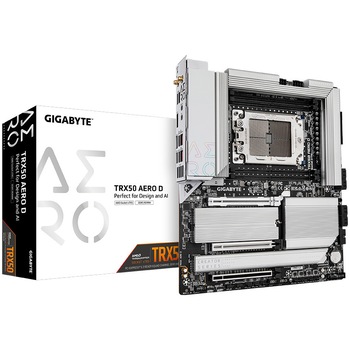 Placa de baza Gigabyte TRX50 AERO D, sTR5, DDR5, Wi-Fi, BT, E-ATX