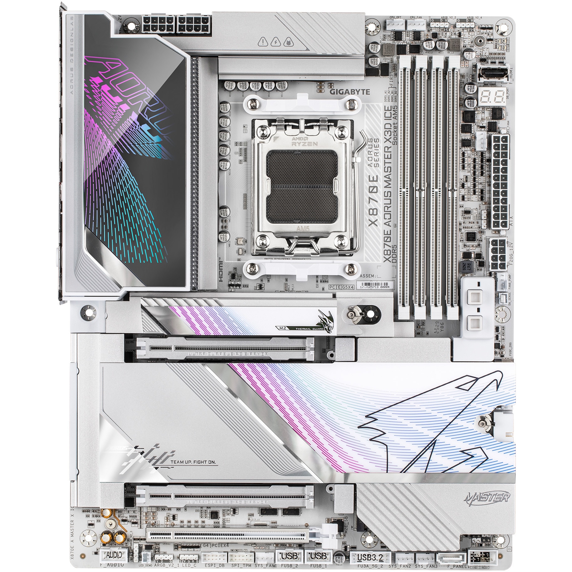 Placa de baza Gigabyte X870E AORUS MASTER X3D ICE, AM5, DDR5, BT