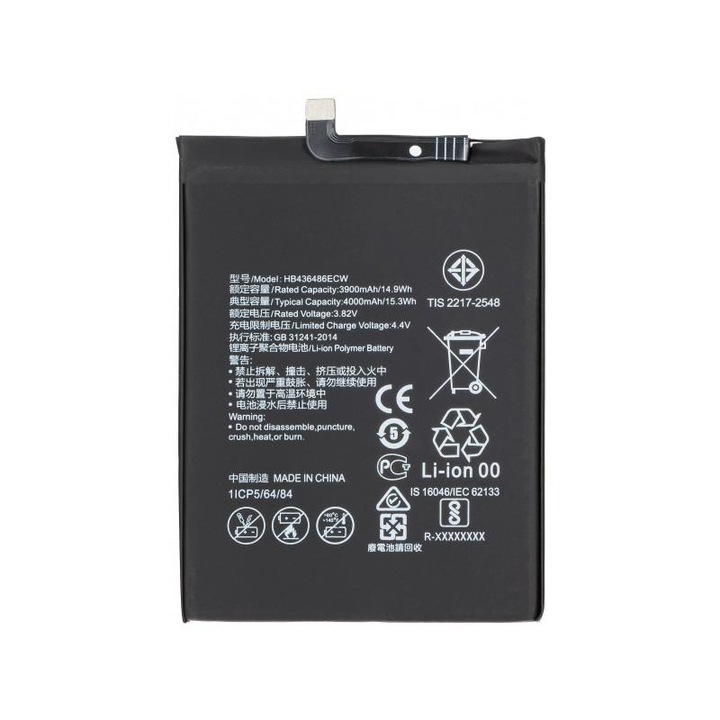Acumulator pentru Honor 20 Pro / View 20 / Mate 20 / P20 Pro / Mate 10 HB436486ECW