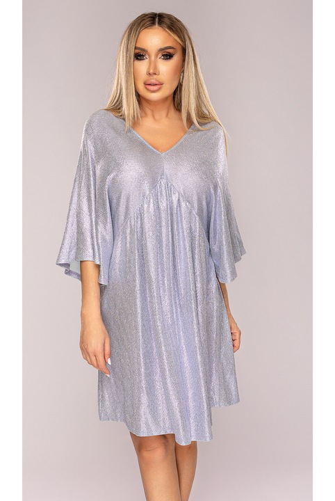 Rochie dama, scurta, bleu, eleganta, One Size