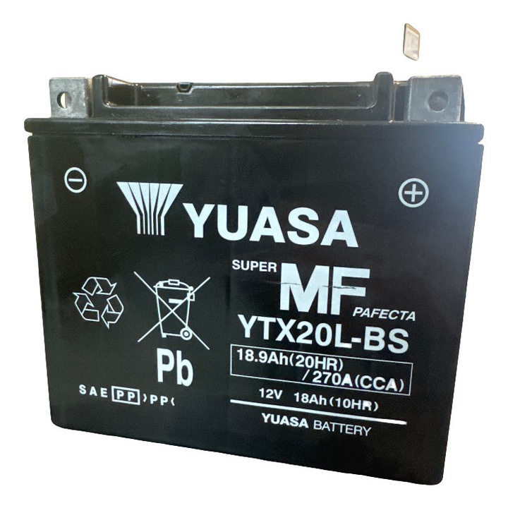 Акумулатор за мотоциклет Yuasa 12V 18Ah (YTX20L-BS)