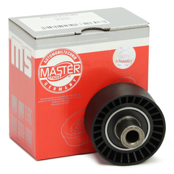 Master-Sport szíjterelő görgő, 30x60mm, többszínű, készlet