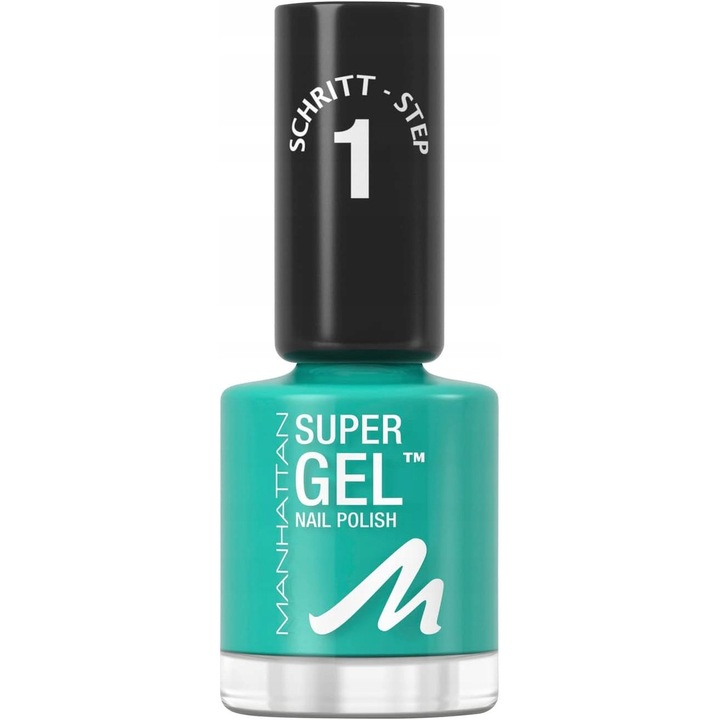 Oja de unghii Manhattan, Super Gel 98 Never Blue With You, 12 ml, efect 3D