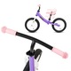 Баланс колело Starky, 12" с надуваеми гуми и LED светлини, виолетово, за деца
