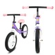 Баланс колело Starky, 12" с надуваеми гуми и LED светлини, виолетово, за деца