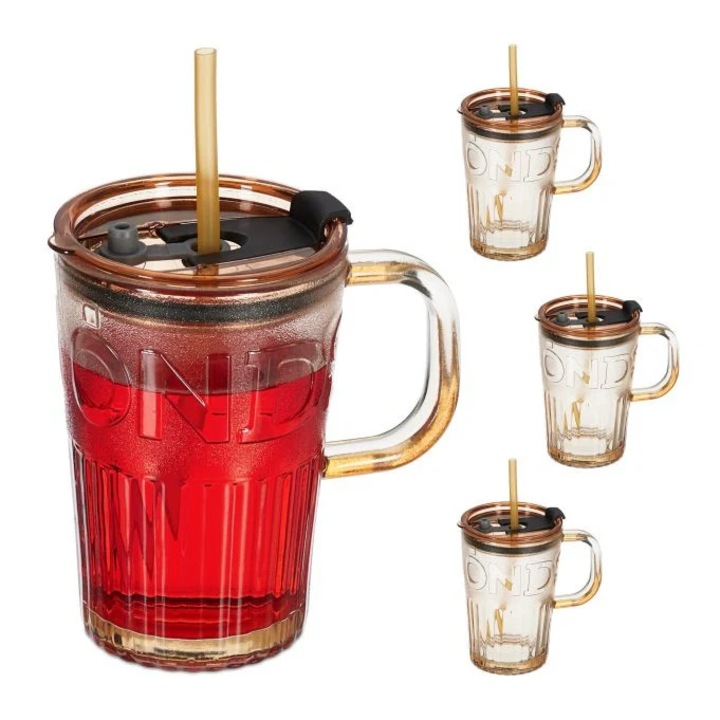 4 darab fogantyús pohárkészlet