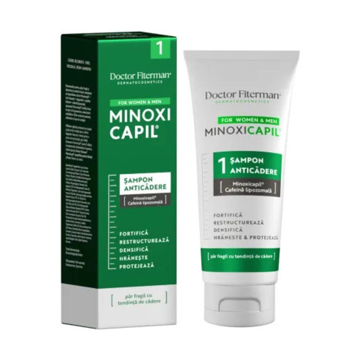 Sampon impotriva caderii parului Minoxicapil, Doctor Fiterman, 200 ml