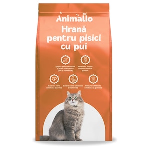 Hrana pentru pisici Animalio Cat Pui 10 kg
