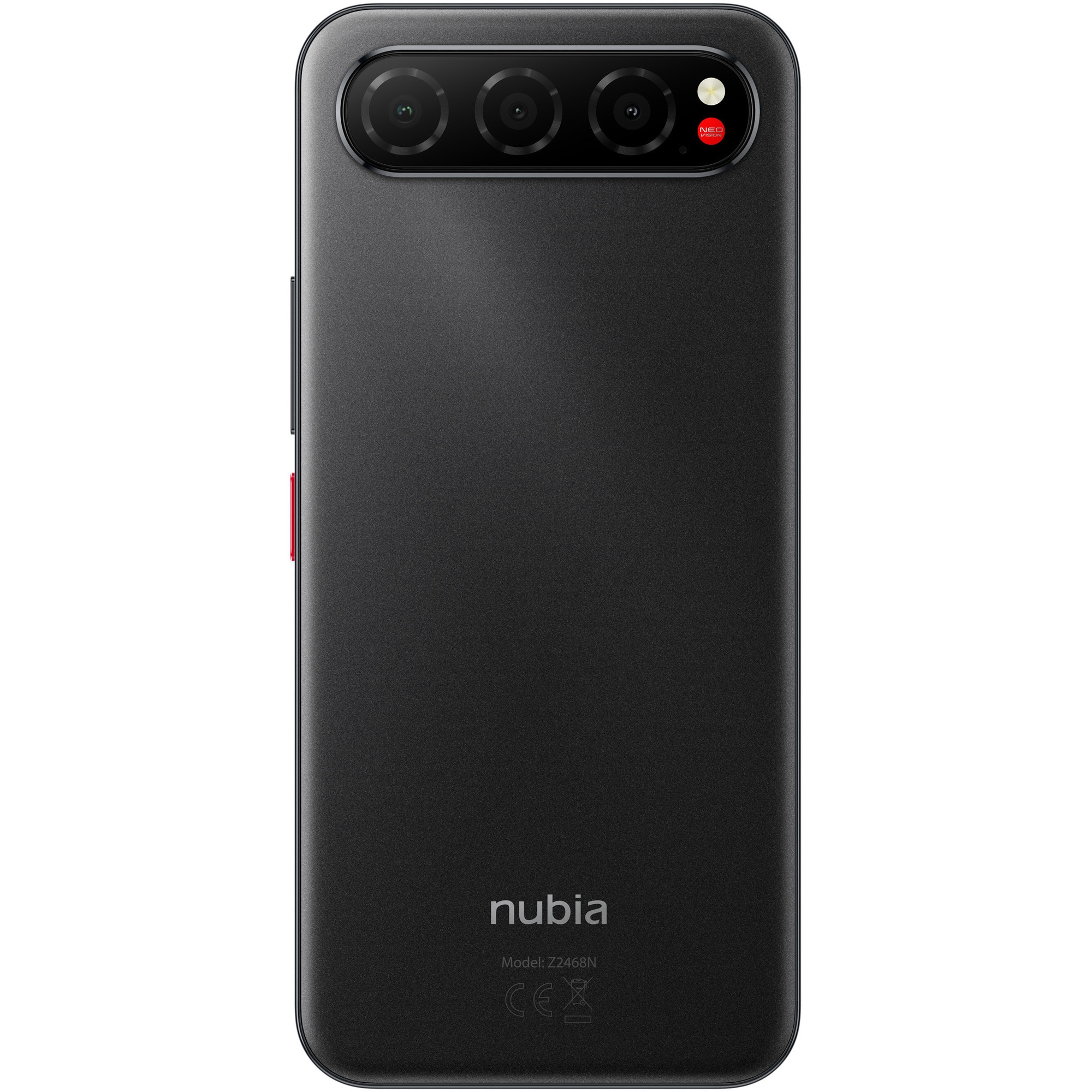 Telefon mobil ZTE nubia AIR, Dual SIM, 8GB, 256GB, 5G, Titanium Black