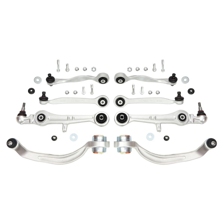 Lengőkar készlet, Master-Sport, Audi Allroad C5, 8 részes, csavarok nélkül, 9.92kg