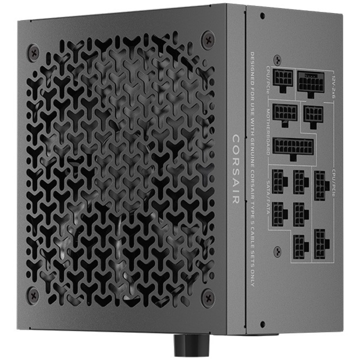 Захранване Corsair 2025 RMx Shift Series, 1000 Watt, ATX 3.1, PCIe 5.1, Cybenetics GOLD Certified, Shifted Modular PSU