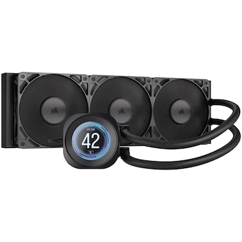 Cooler procesor Corsair NAUTILUS LCD, 360 mm, racire cu lichid, negru