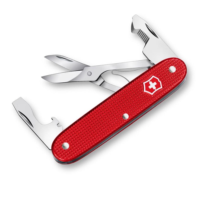 Forfecuta, Deschizator Cutii, Victorinox Companion Slim Red Alox 0.8170.20