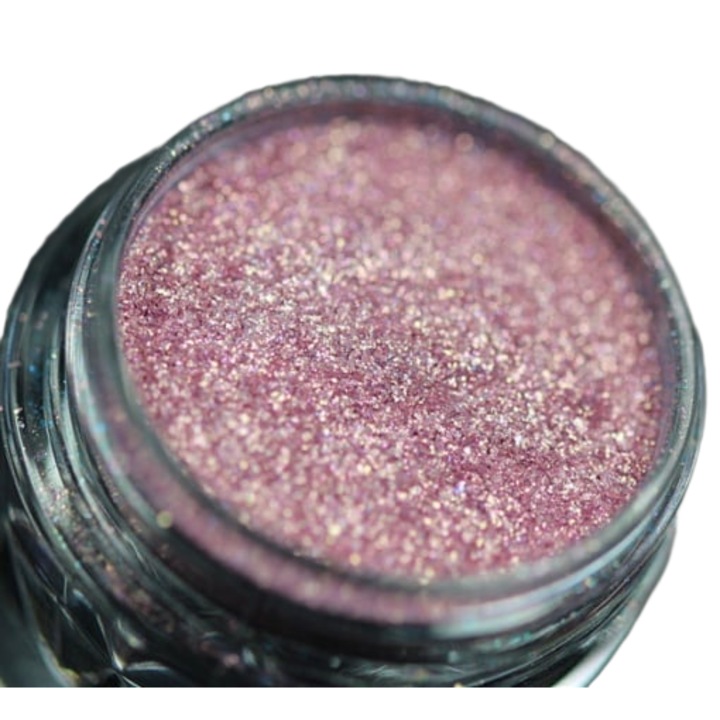 KAJOL Beauty PK21 pigment rózsaszín por arany csillogással/mikroglitterrel sminkhez, 1g