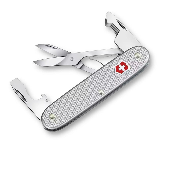 Forfecuta, Deschizator Cutii, Victorinox Companion Slim Silver Alox 0.8170.26