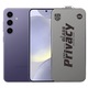 Folie de Protectie pentru Samsung Galaxy S24, Sticla Securizata ESD Antistatica, Super-X Privacy OG, Margini Negre, 0.30 mm, Transparent Inchis