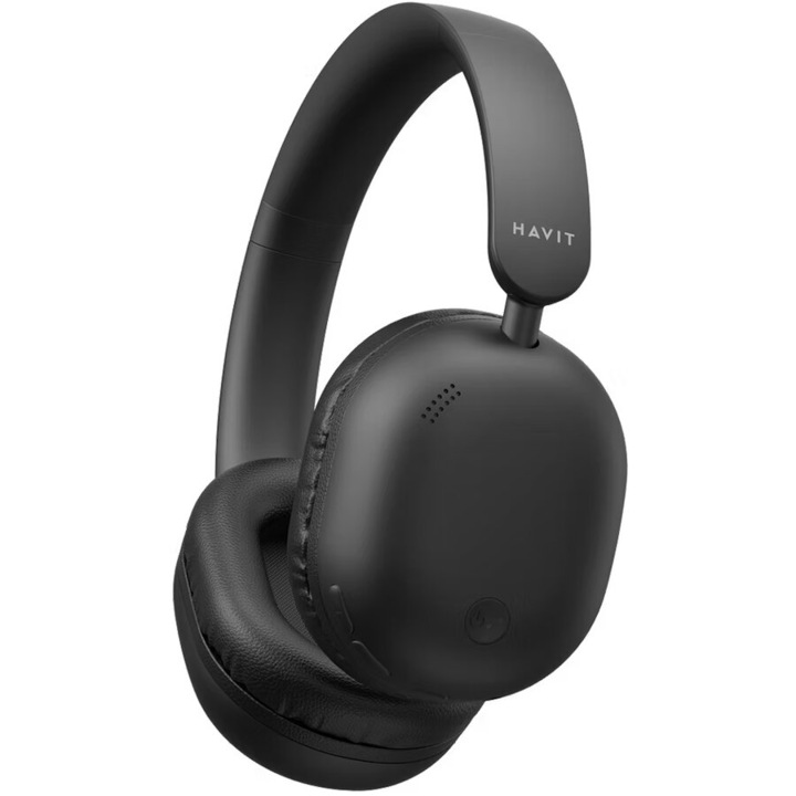 Casti wireless HAVIT KF2345456, Bluetooth 5.4, 35 ore autonomie, negru