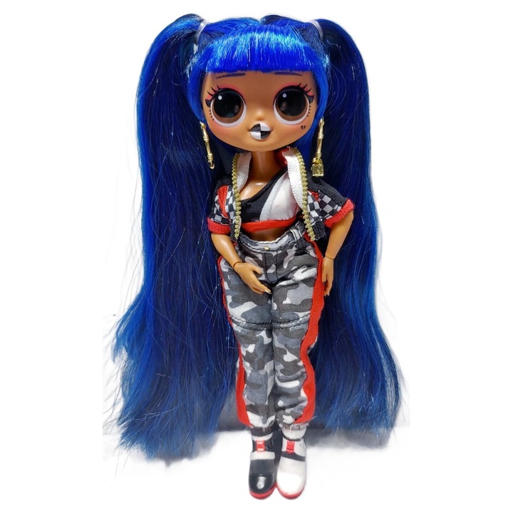 Papusa Mga LOL Surprise! OMG Stil Urban Downtown BB cu 20 de Surprize Exclusive, par albastru, 3+ ani