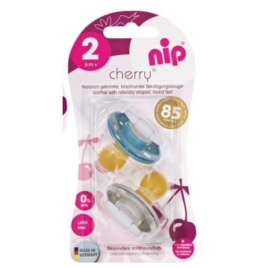 Suzeta latex Cherry Boy, 6+ luni, nip 91005